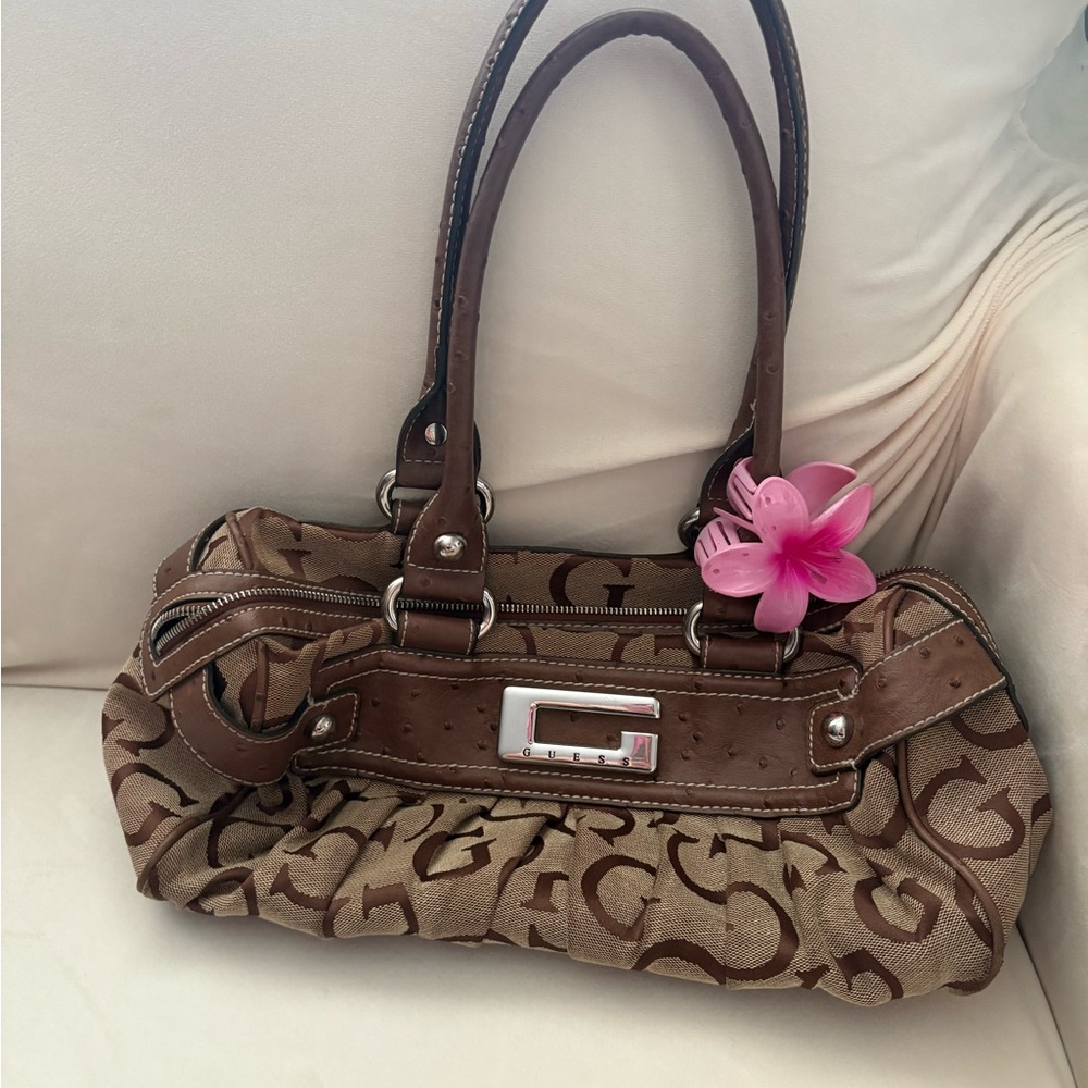 Vintage Guess Brown Shoulder Bag